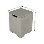 Elementi Plus 20" Square GFRC Propane Tank Cover - ONB403