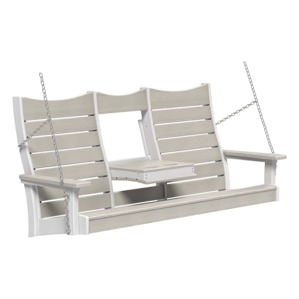 LuxCraft 5-foot Contour Outdoor Swing Chair