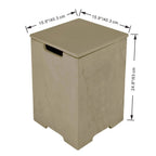 Elementi Plus 24.9" Square Concrete Propane Tank Cover ONB404