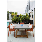 Elementi Sonoma 83” Concrete Fire/ Dining Table