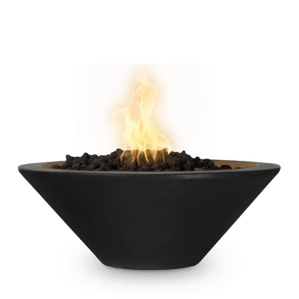The Outdoor Plus Cazo 48" GFRC Concrete 12V Electronic Ignition Fire Bowl