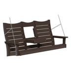 LuxCraft 5-foot Contour Outdoor Swing Chair