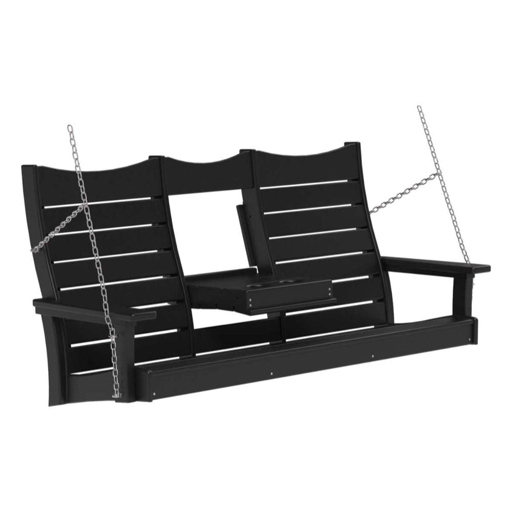 LuxCraft 5-foot Contour Outdoor Swing Chair