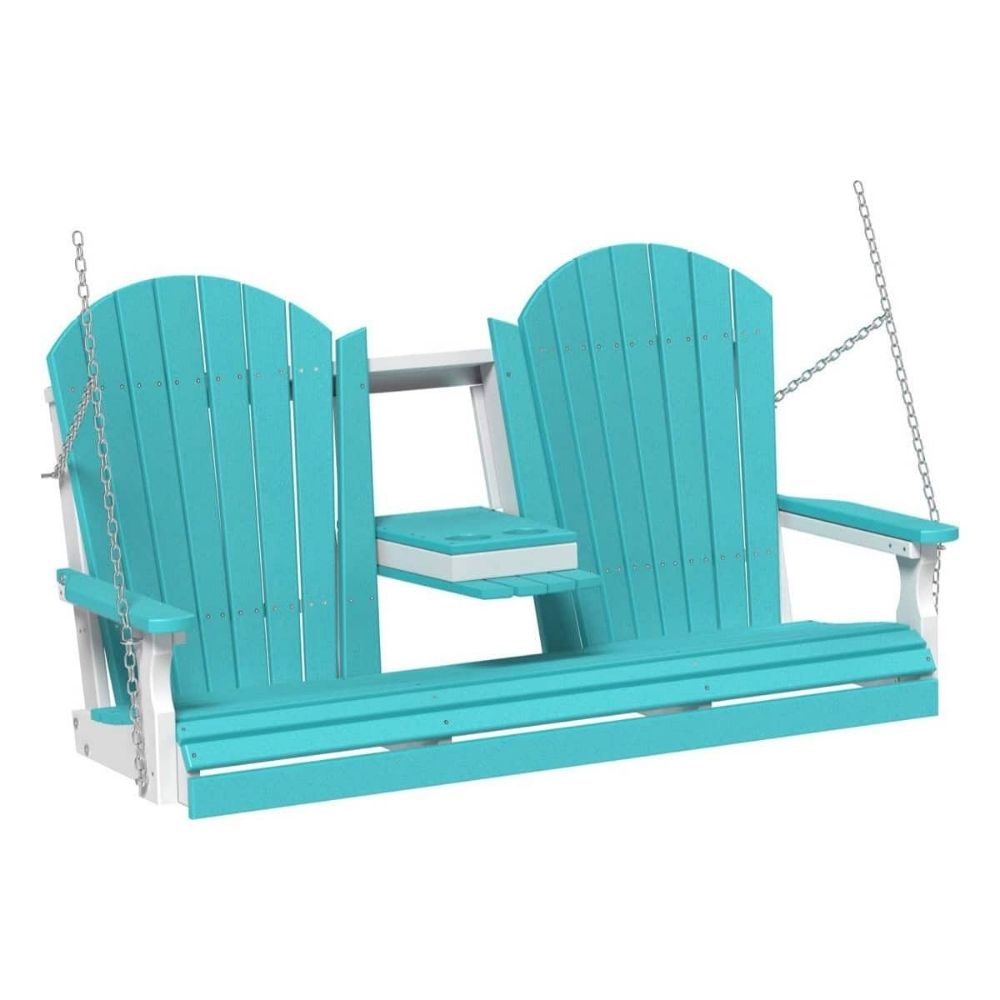 LuxCraft 5-foot Adirondack Outdoor Swing Chair
