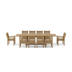 Anderson Teak Bahama Sahara 11-Piece 10' Rectangular Dining Set