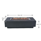 Elementi Granville 60” Concrete Fire Table