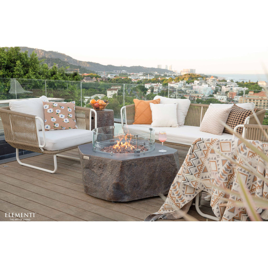 Elementi Columbia 42” Concrete Fire Table