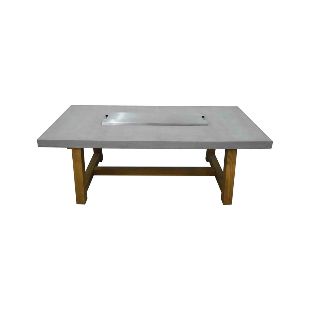 Elementi Sonoma 83” Concrete Fire/ Dining Table