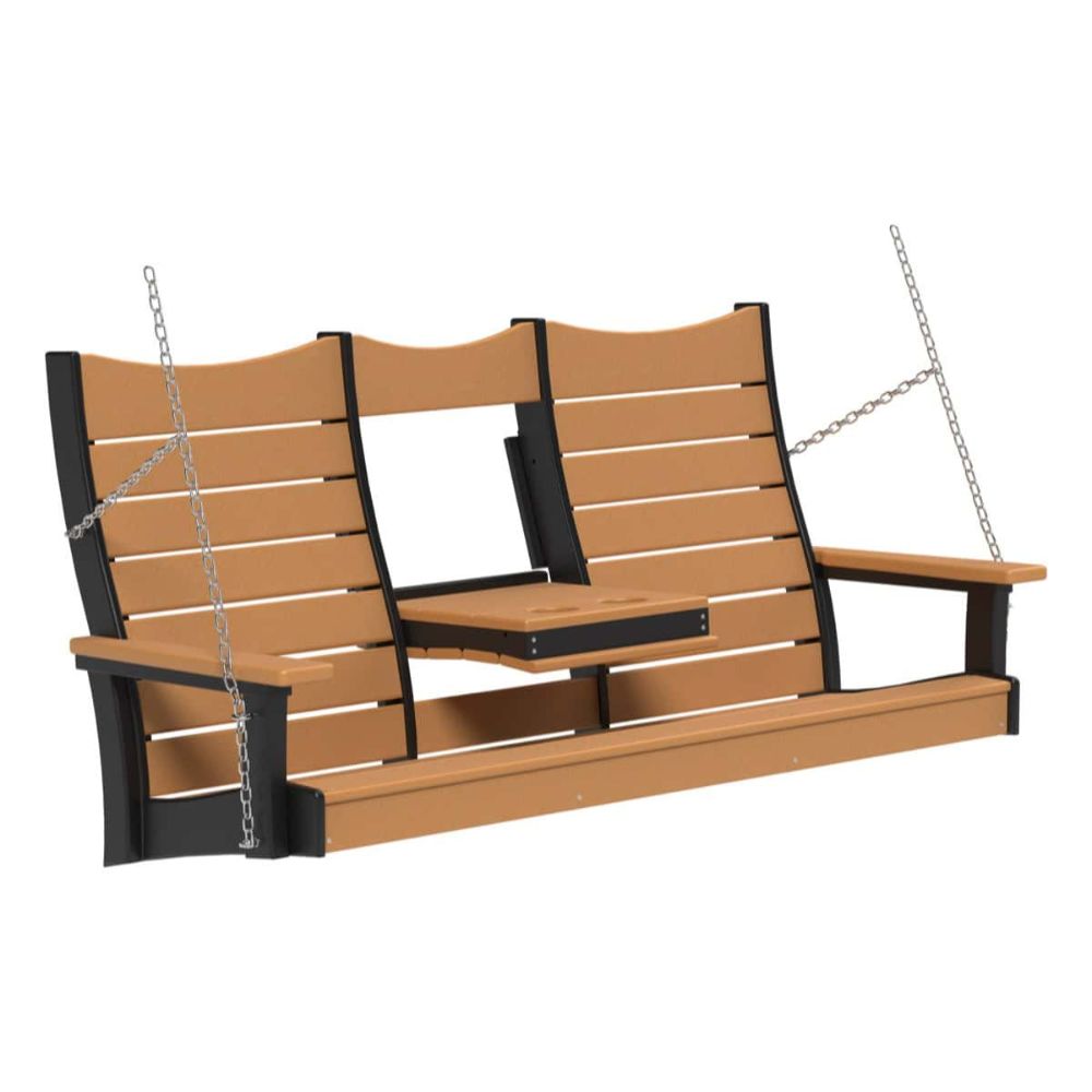 LuxCraft 5-foot Contour Outdoor Swing Chair