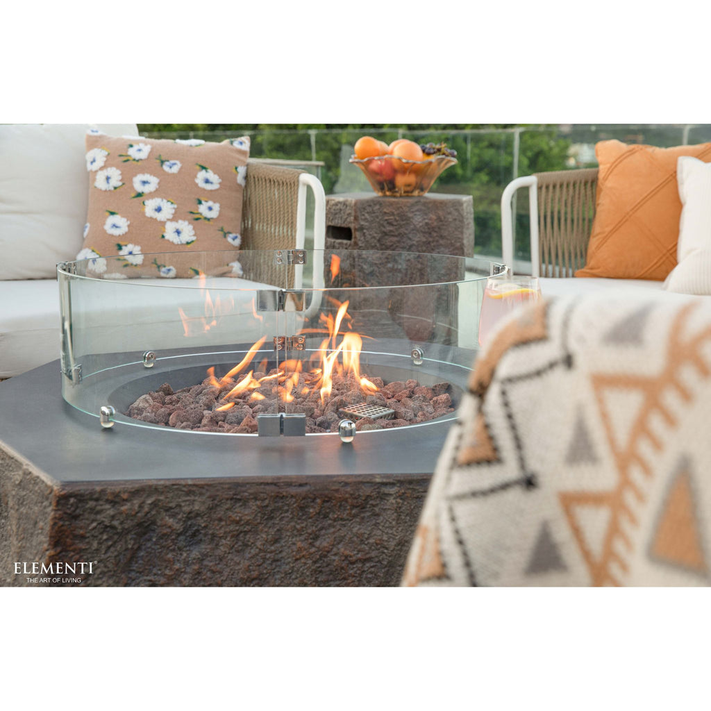 Elementi Columbia 42” Concrete Fire Table