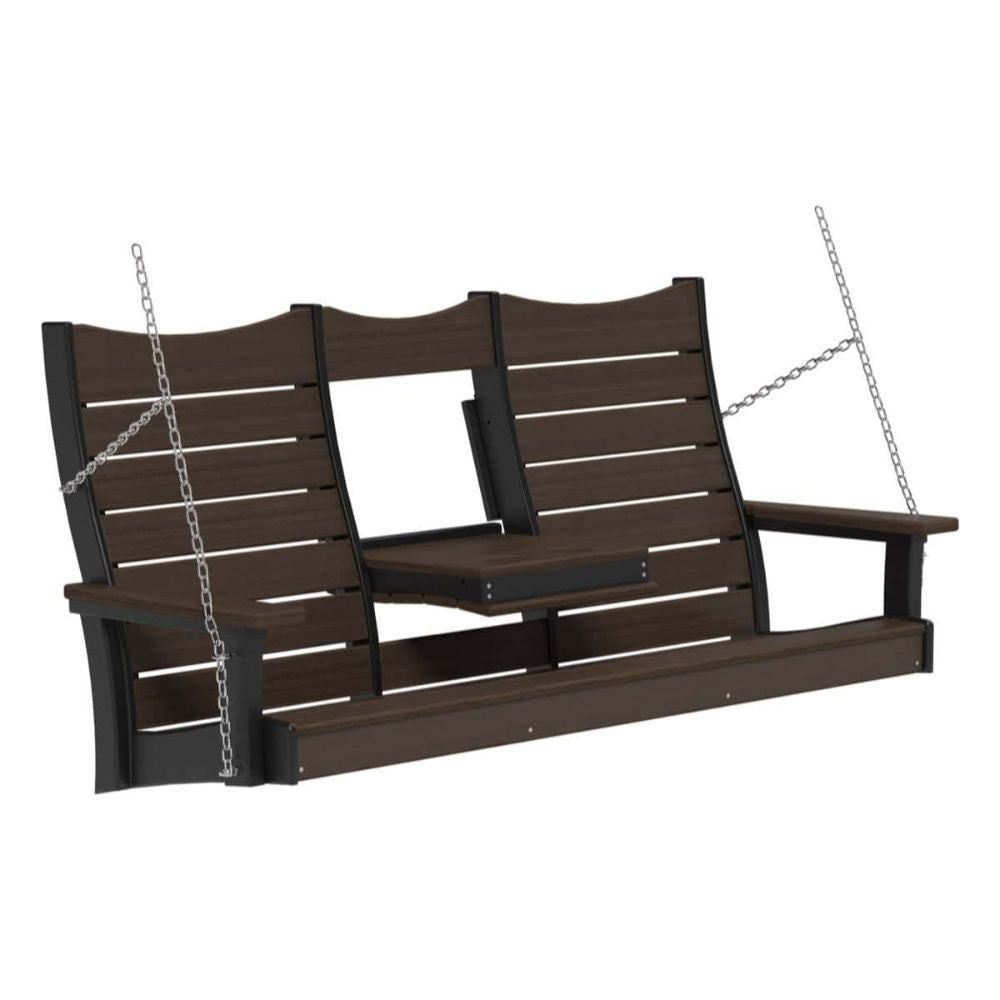 LuxCraft 5-foot Contour Outdoor Swing Chair