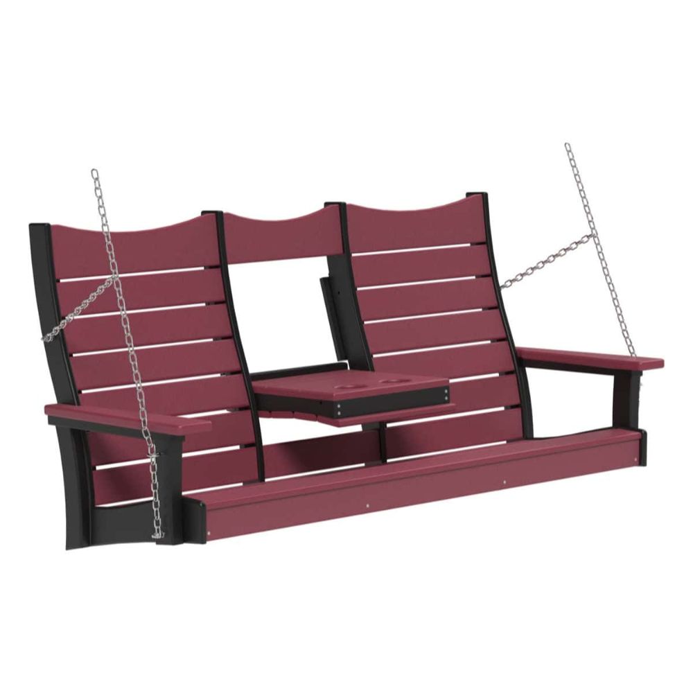 LuxCraft 5-foot Contour Outdoor Swing Chair