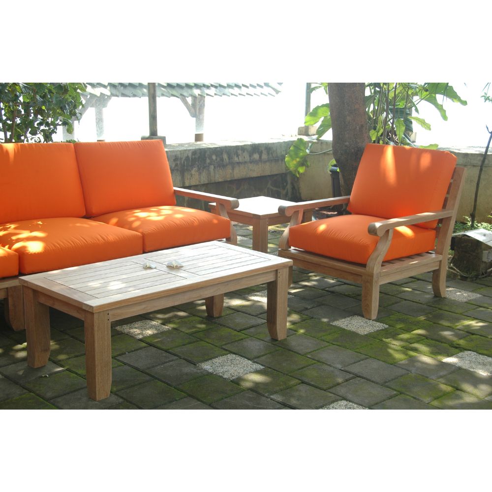 Anderson Teak Riviera 7-Piece Modular Set w/ Rectangular Table (SET-97)