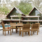 Anderson Teak Bahama Sahara 7-Piece 78" Oval Dining Set