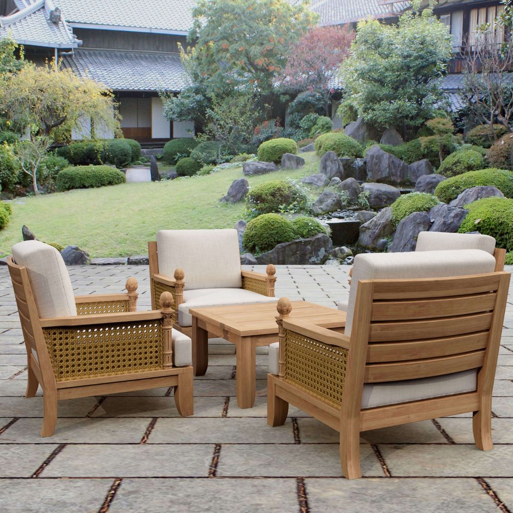 Anderson Teak Luxe 5-Piece Modular Deep Seating Set