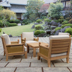 Anderson Teak Luxe 5-Piece Modular Deep Seating Set