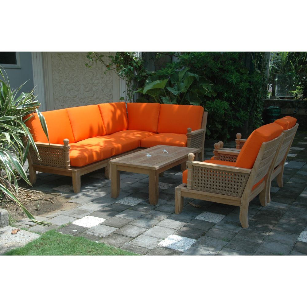 Anderson Teak Luxe 7-Piece Modular Set (SET-73)