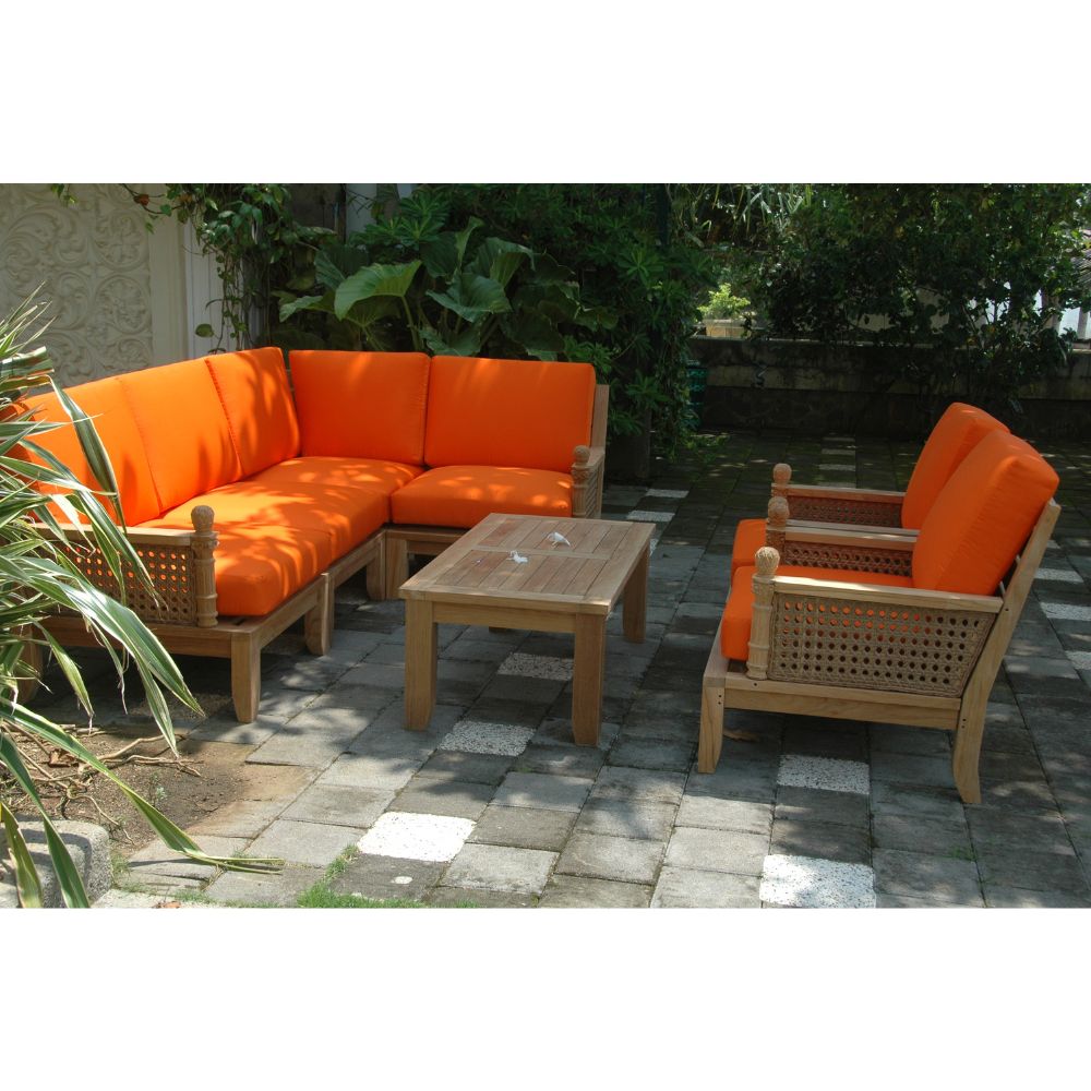 Anderson Teak Luxe 7-Piece Modular Set (SET-73)