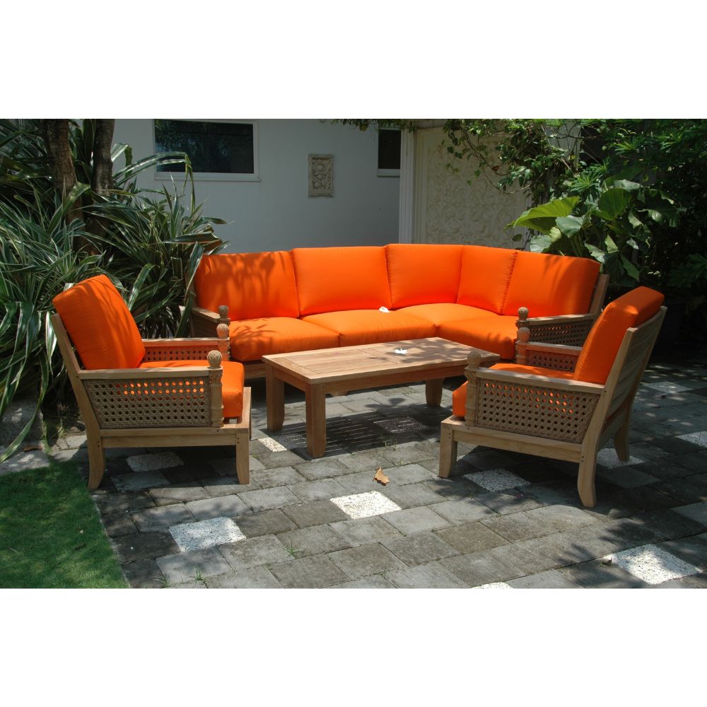 Anderson Teak Luxe 7-Piece Modular Set (SET-73)