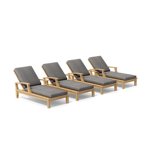 Anderson Teak Brianna Sun Lounger 4-Piece Set