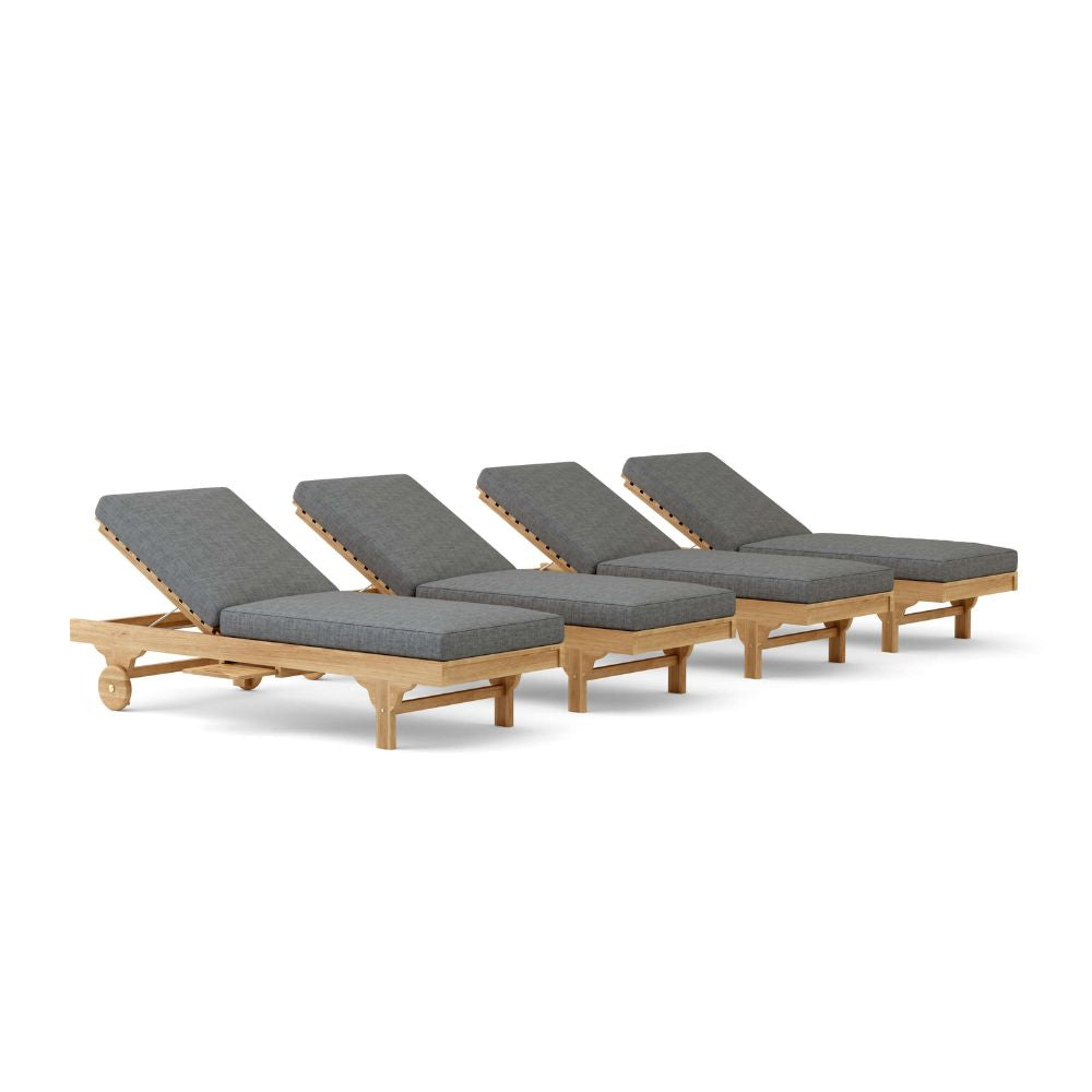 Anderson Teak Capri Sun Lounger 4-Piece Set