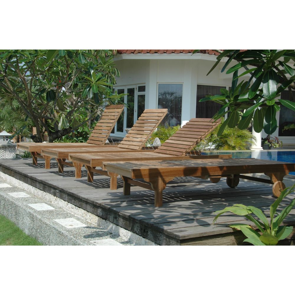 Anderson Teak Capri Sun Lounger 4-Piece Set