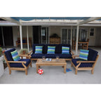 Anderson Teak Riviera 7-Piece Modular Set w/ Rectangular Table (SET-97)
