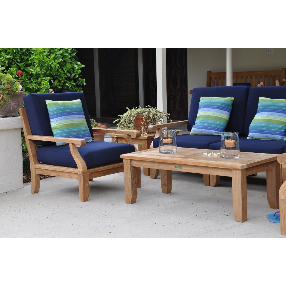 Anderson Teak Riviera 7-Piece Modular Set w/ Rectangular Table (SET-97)