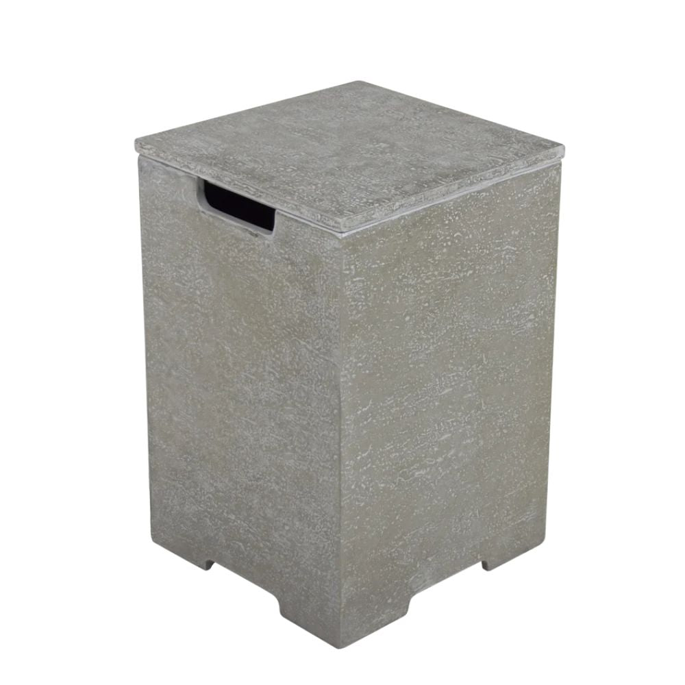 Gray textured laundry basket on a white background