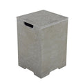 Gray textured laundry basket on a white background