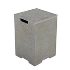Gray textured laundry basket on a white background