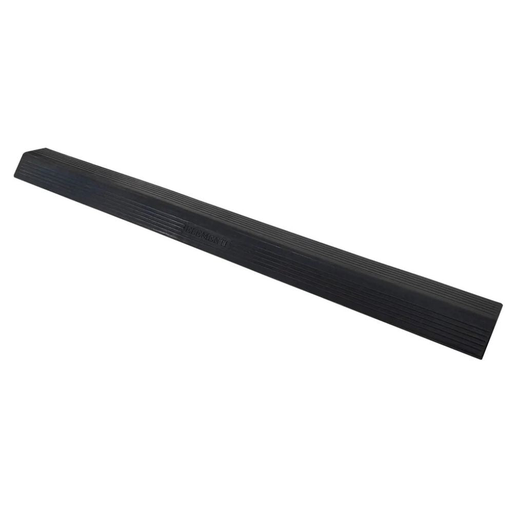 White plastic strip on a white background