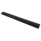 White plastic strip on a white background