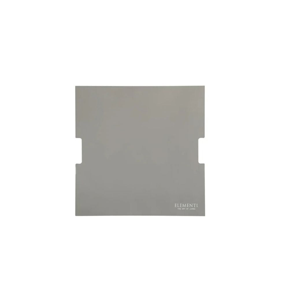A square gray replacement panel with two small cutouts on the sides and a small white 'ELEMENT1' logo in the bottom right corner, shown on a plain white background.