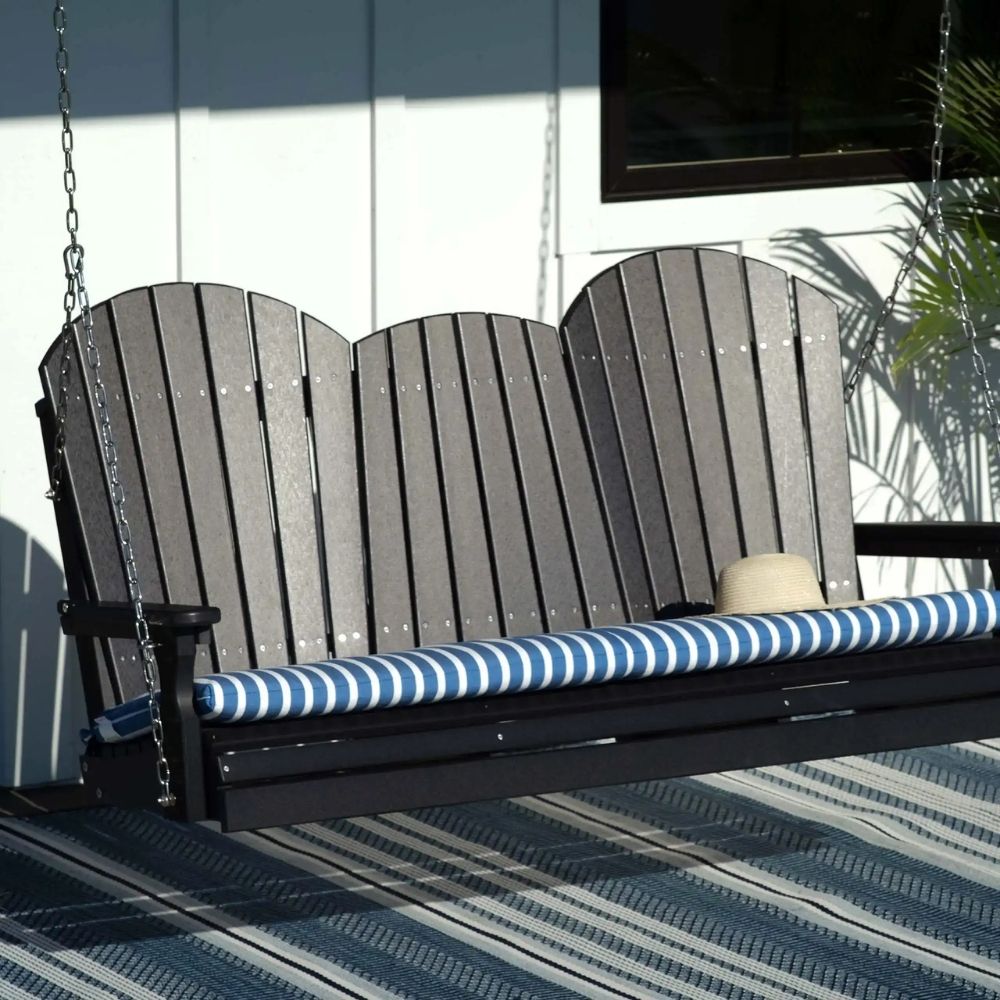 LuxCraft 5-foot Adirondack Outdoor Swing Chair