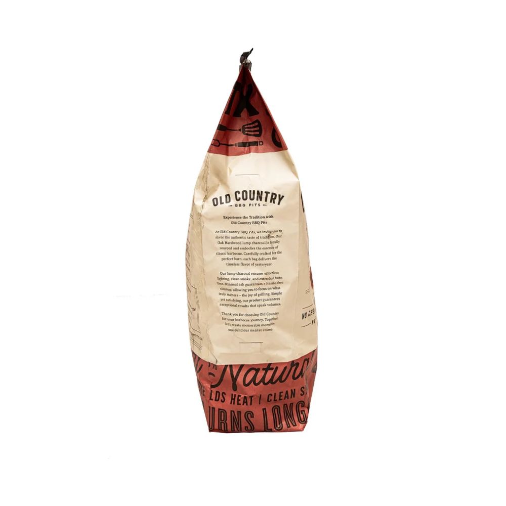 Bag of Old Country Wood Pellets on a white background