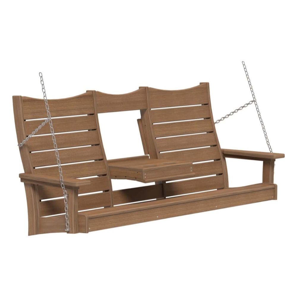 LuxCraft 5-foot Contour Outdoor Swing Chair