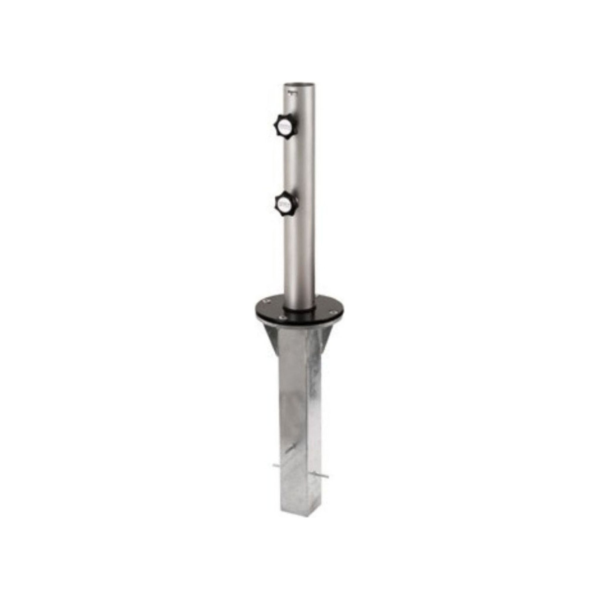 Woodline Shade Solutions Set of 2 Underground Umbrella Mount Kits with 70mm Stainless Steel Tube for Papillon