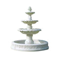 White Marble Sandstone Laminar Flow Garden Fountain