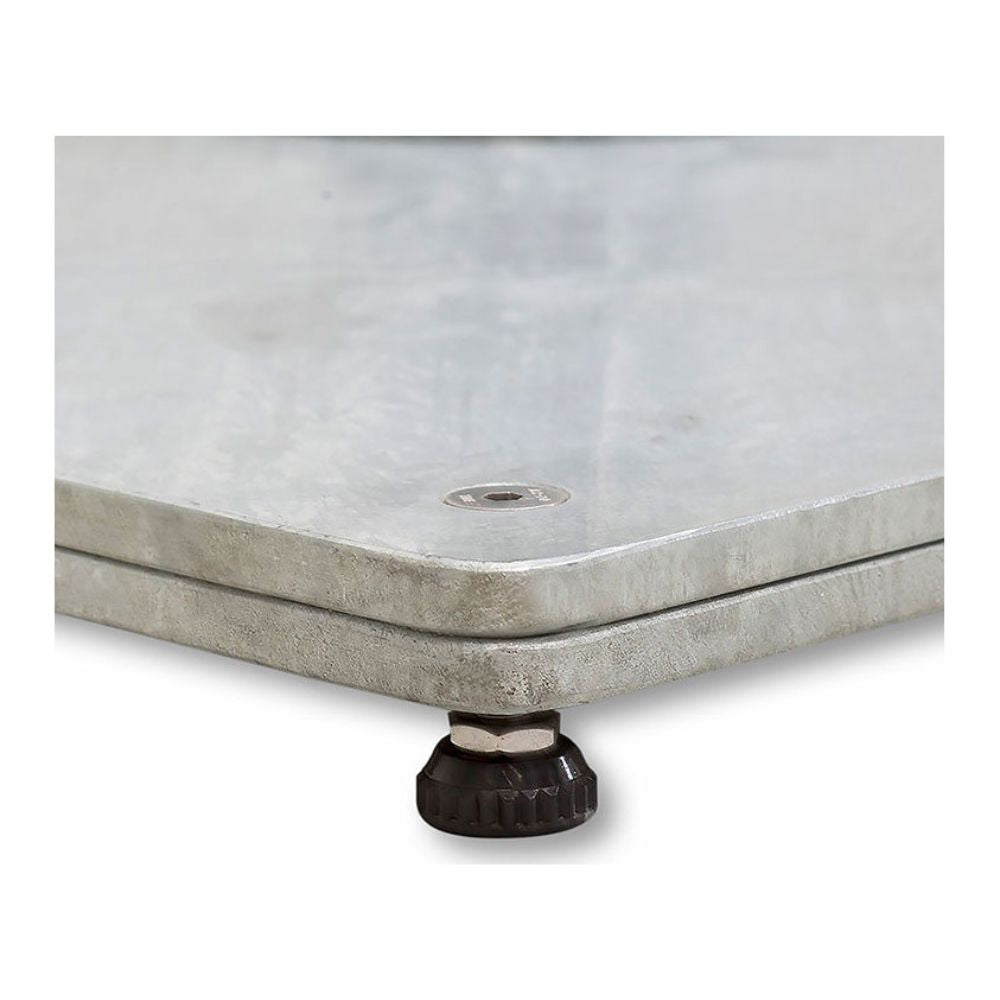 Woodline Shade Solutions Double Stack Plate Galvanized Steel Umbrella Base