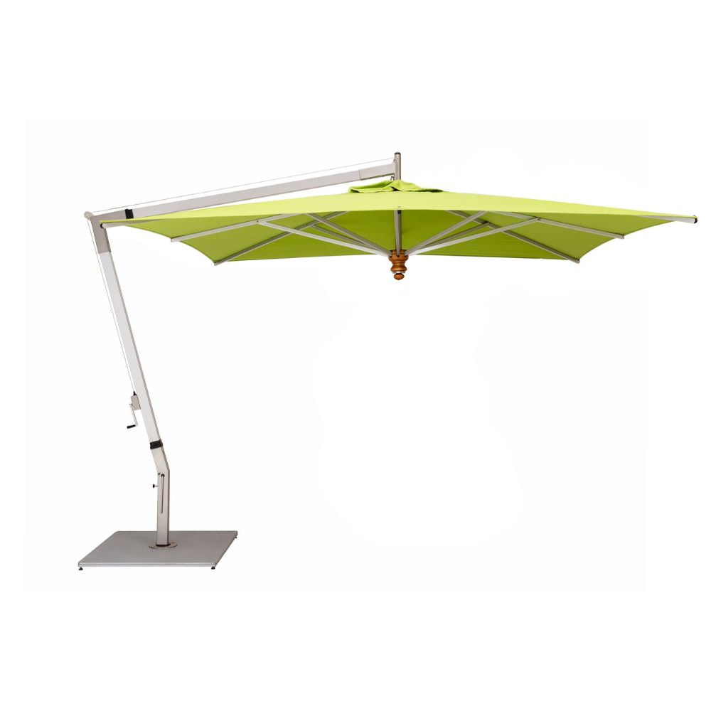 Woodline Shade Solutions Pendulum 11.5 Foot Square Cantilever Umbrella