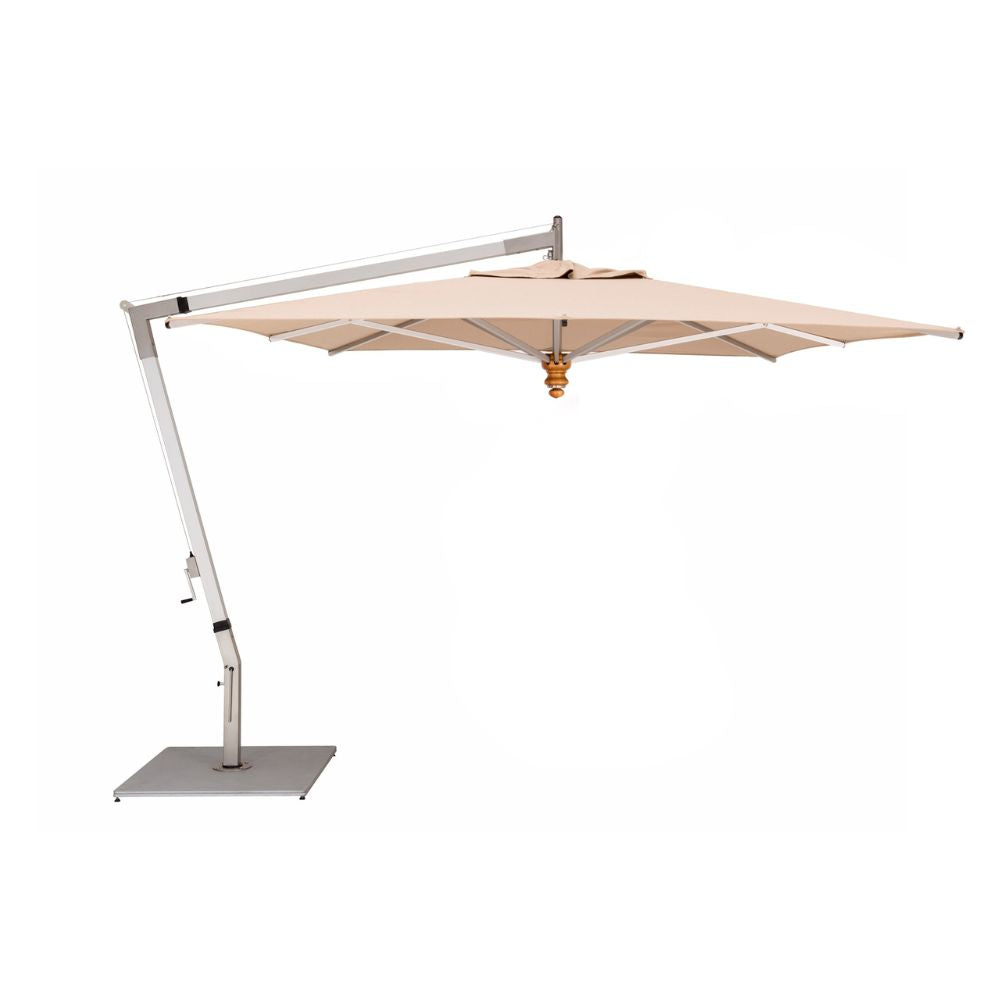 Woodline Shade Solutions Pendulum 13.1 x 10 Foot Rectangular Cantilever Umbrella