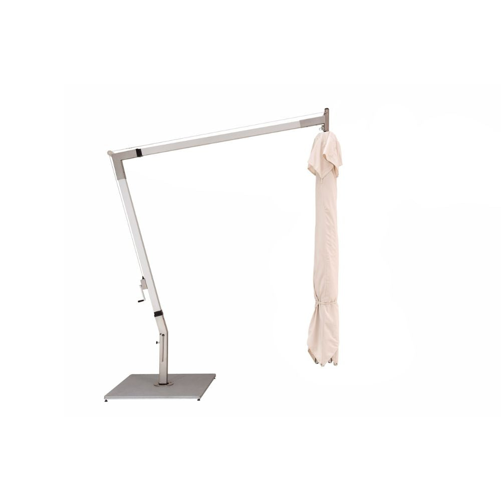Woodline Shade Solutions Pendulum 11.5 Foot Square Cantilever Umbrella
