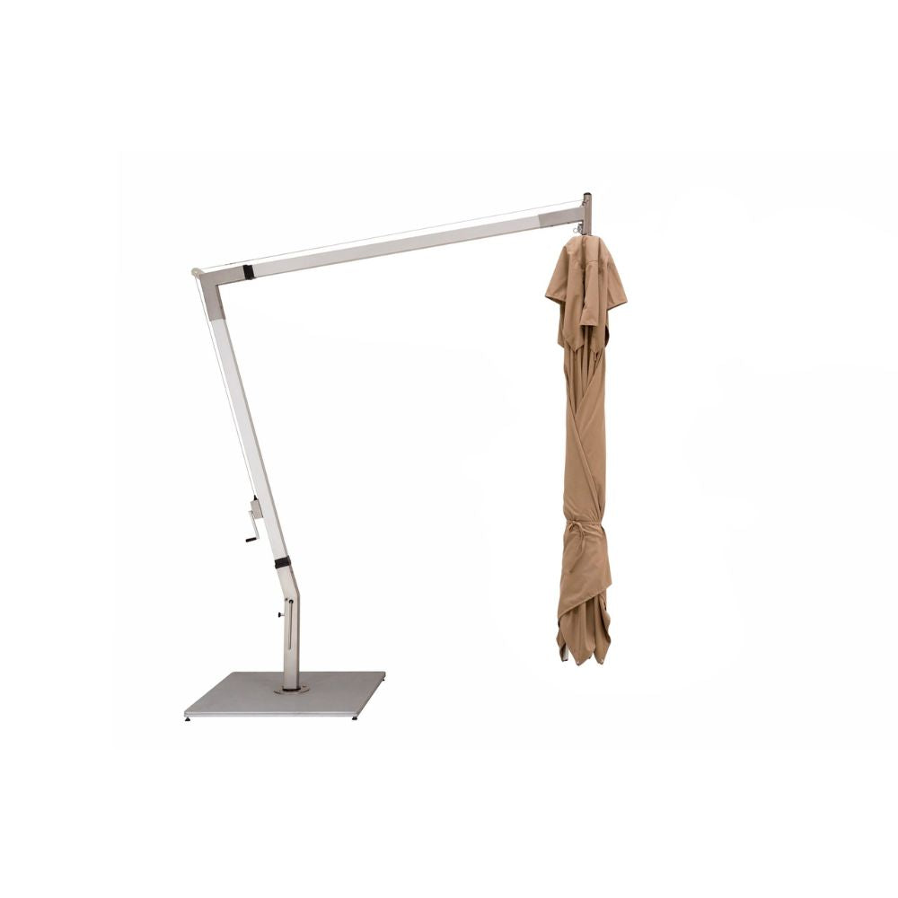 Woodline Shade Solutions Pendulum 11.5 Foot Square Cantilever Umbrella