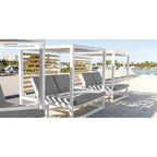 Decoscape Breeze Daybed with Aluminum Top Slats