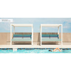 Decoscape Breeze Daybed with Aluminum Top Slats