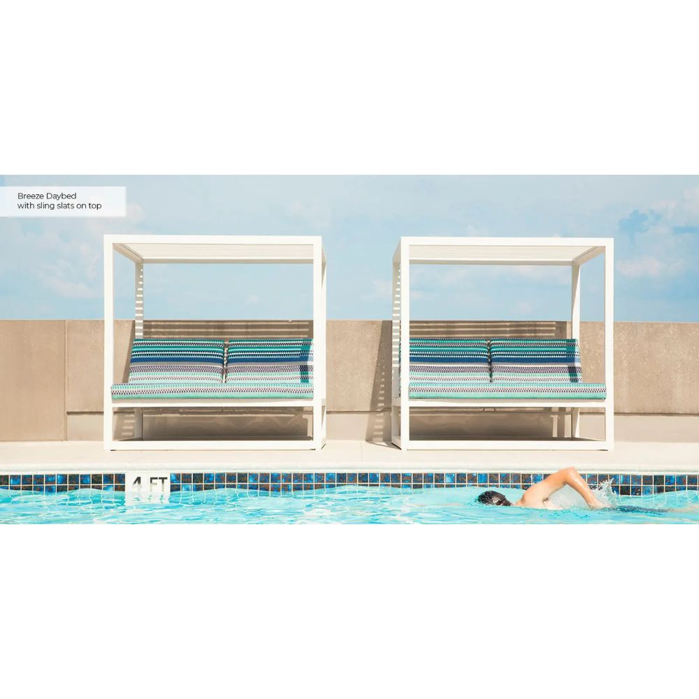 Decoscape Breeze Daybed with Aluminum Top Slats
