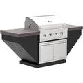 Videl 84" Luxe Legacy BBQ Island with Gran Fuego 36" 4-Burner Grill