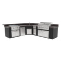 Videl 144" Maestro L BBQ Island – 42" Grill, Fridge, Side Burner & 30" Griddle