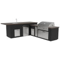 Videl 134" Maestro L BBQ Island – 42" Grill, 4.5 Cu. Ft. Fridge & Sink